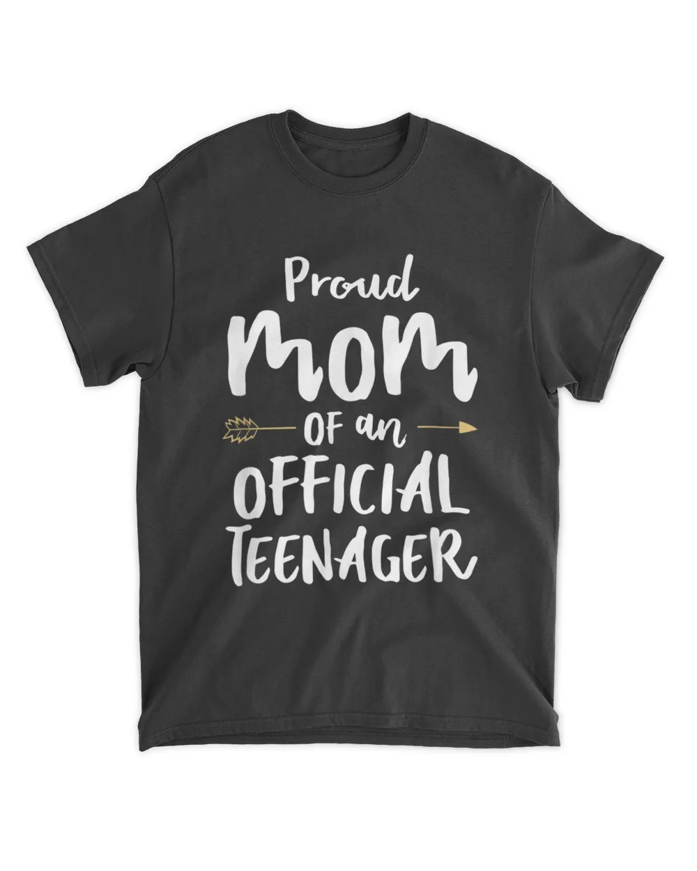 Official teenager mom shirt 13th Birthday party mom's outfit T-Shirt Unisex Standard T-Shirt black s