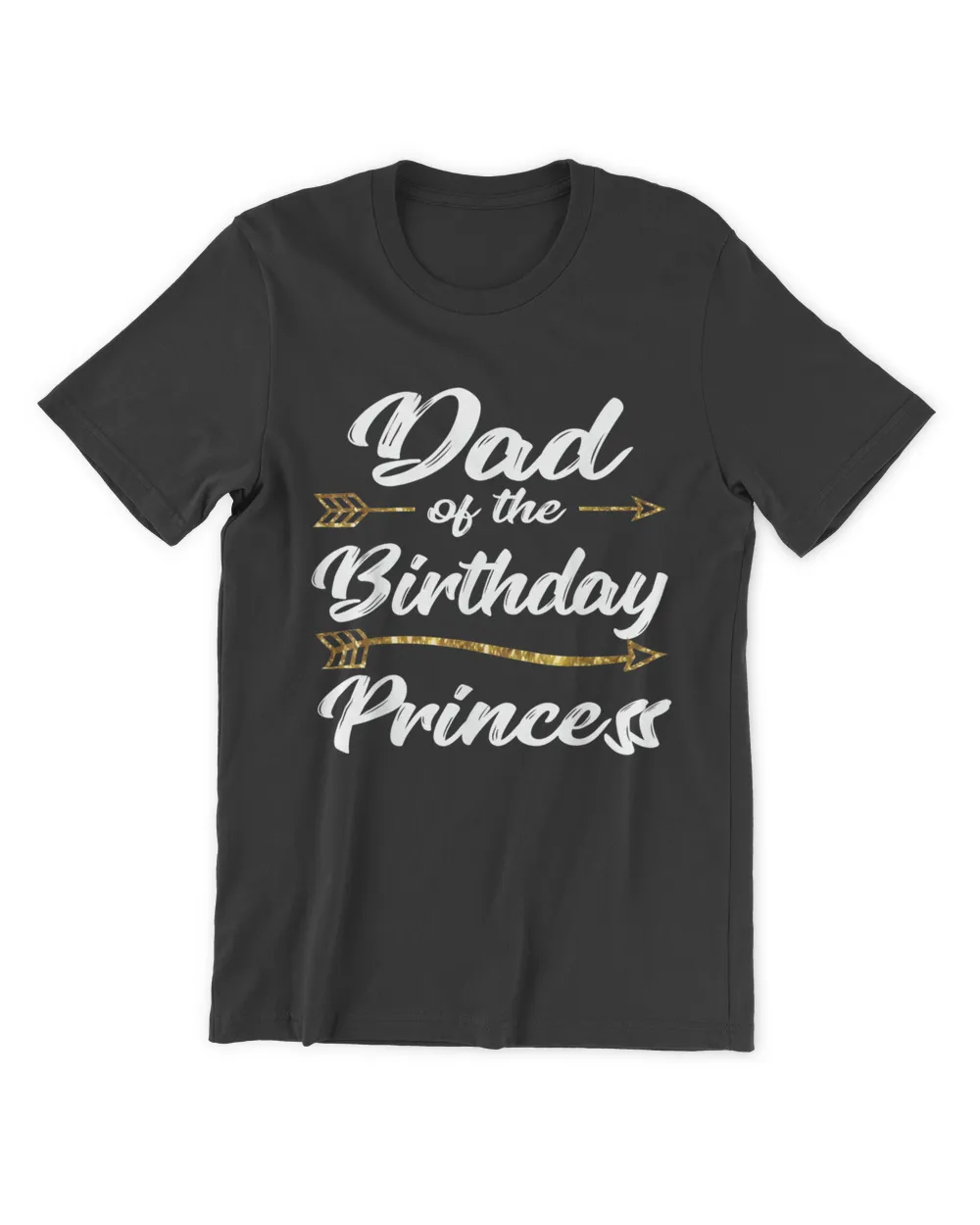 Mens Dad of the Birthday Princess Girl Tee for Father Daddy Papa T-Shirt Men's Premium Tshirt black s