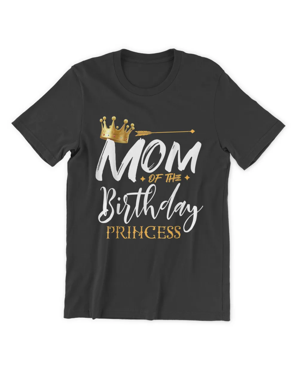 Mom Of The Birthday Princess Funny Mama Mommy Grandma Nana T-Shirt Men's Premium Tshirt black s