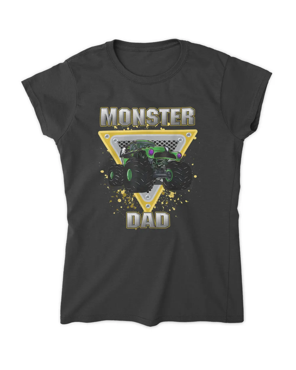 Monster Truck Dad T-Shirt Women's Standard T-Shirt black s