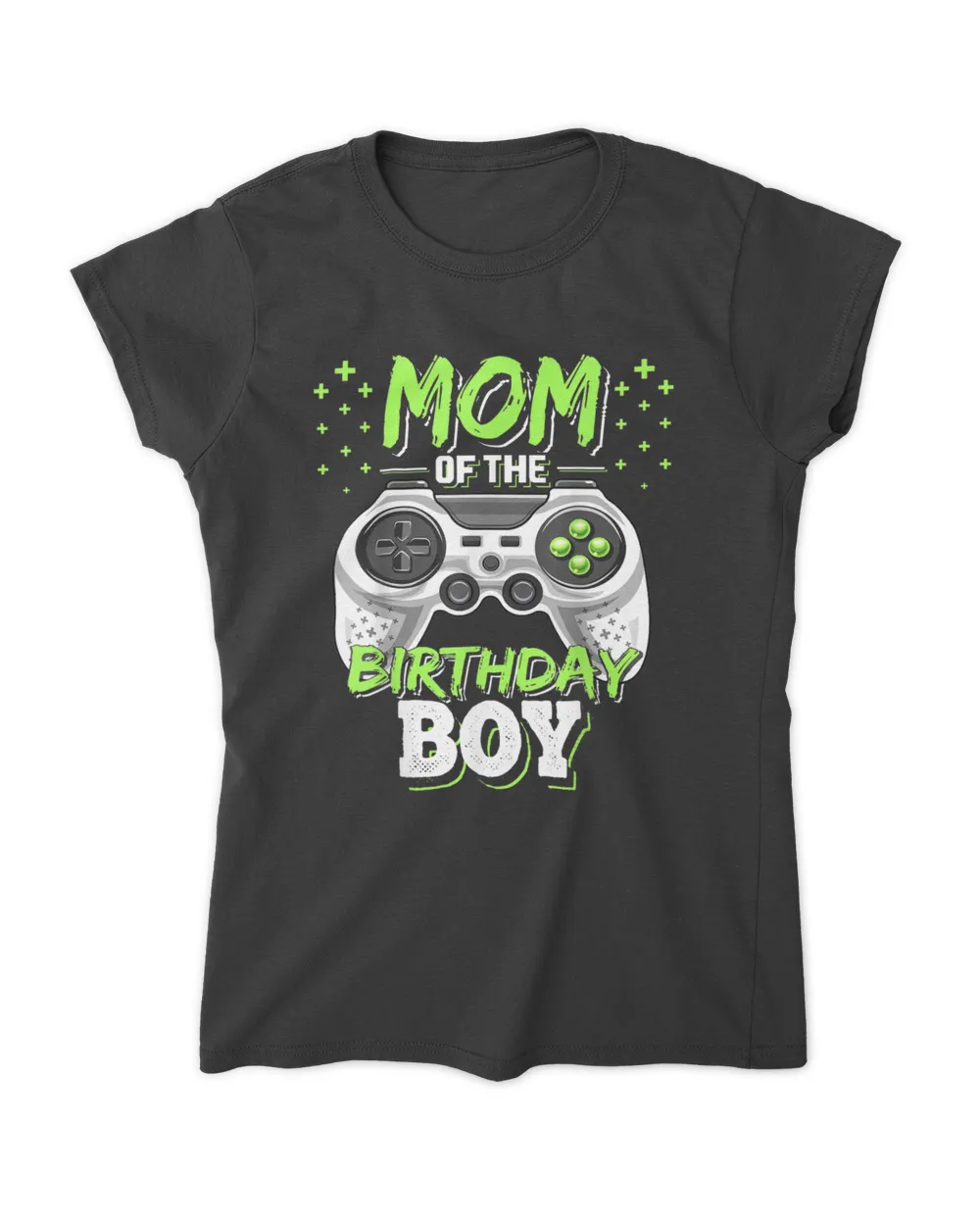 Mom of the Birthday Boy Matching Video Gamer Birthday Party T-Shirt Women's Standard T-Shirt black s