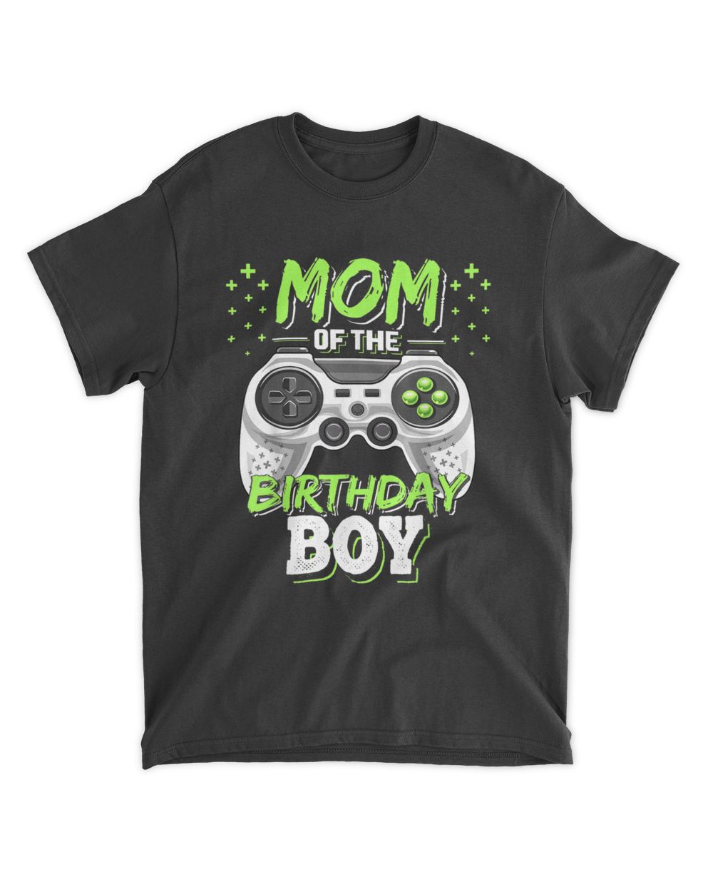 Mom of the Birthday Boy Matching Video Gamer Birthday Party T-Shirt Unisex Standard T-Shirt black s