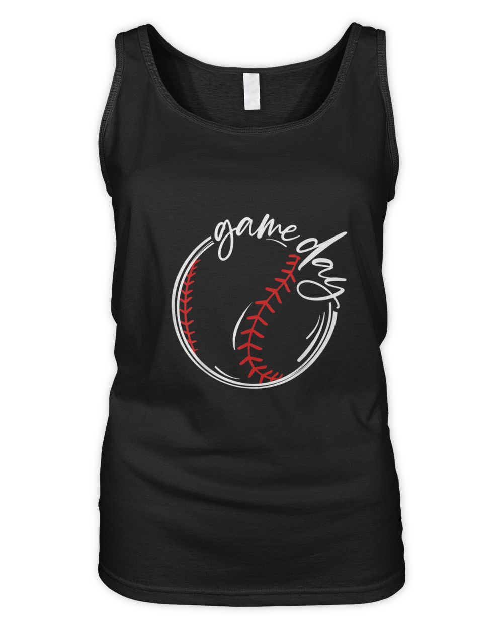 Softball Mom Baseball Mom Game Day Womens Mothers Day 2023 T-Shirt Women's Tank Top black s