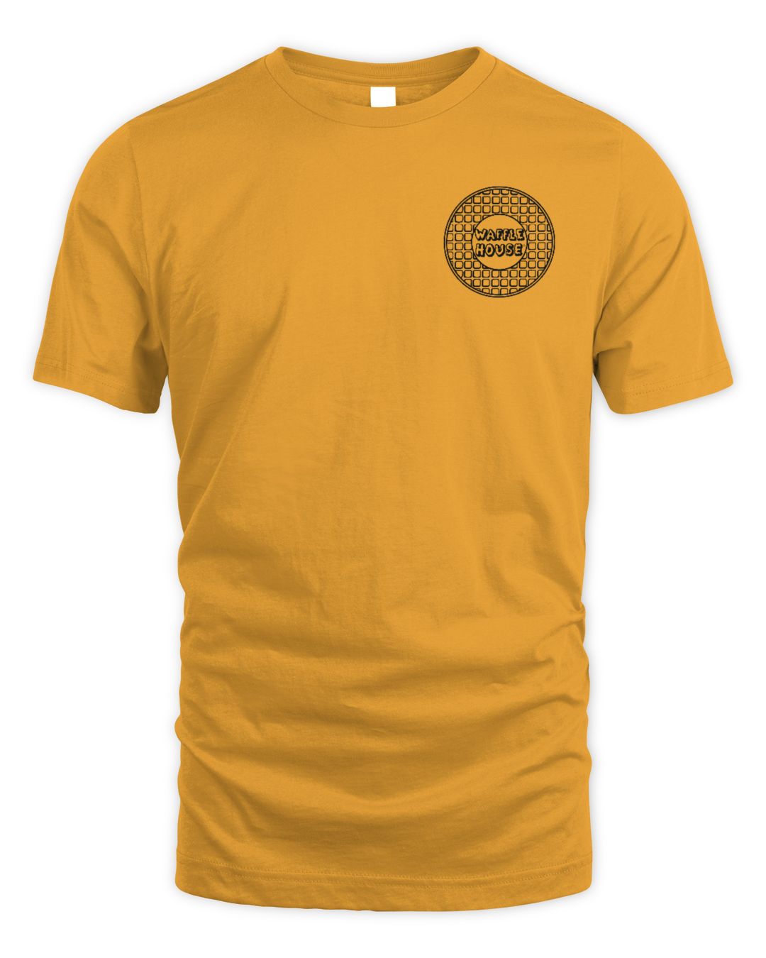 ULM Warhawks Retro Tee - Distressed Logo, Gold Color, XXL Size - Louisiana Monroe University Fan Shirt - View #10