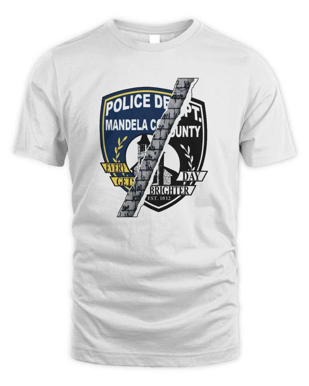 Mandela Catalogue Merch Mandela County Police Department T Shirt