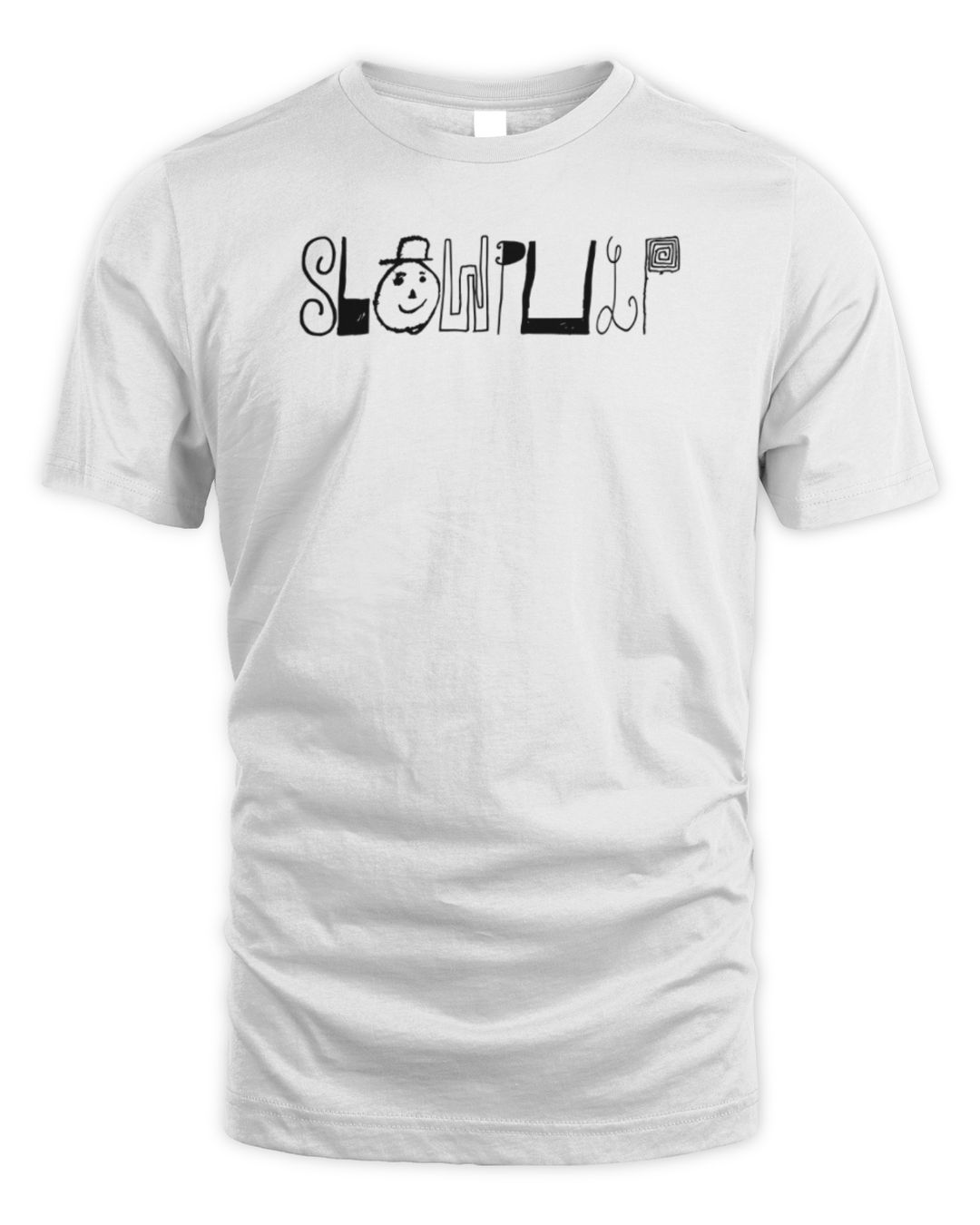Slow Pulp Merch Slow Pulp Black And White Logo Tee | Tkuha