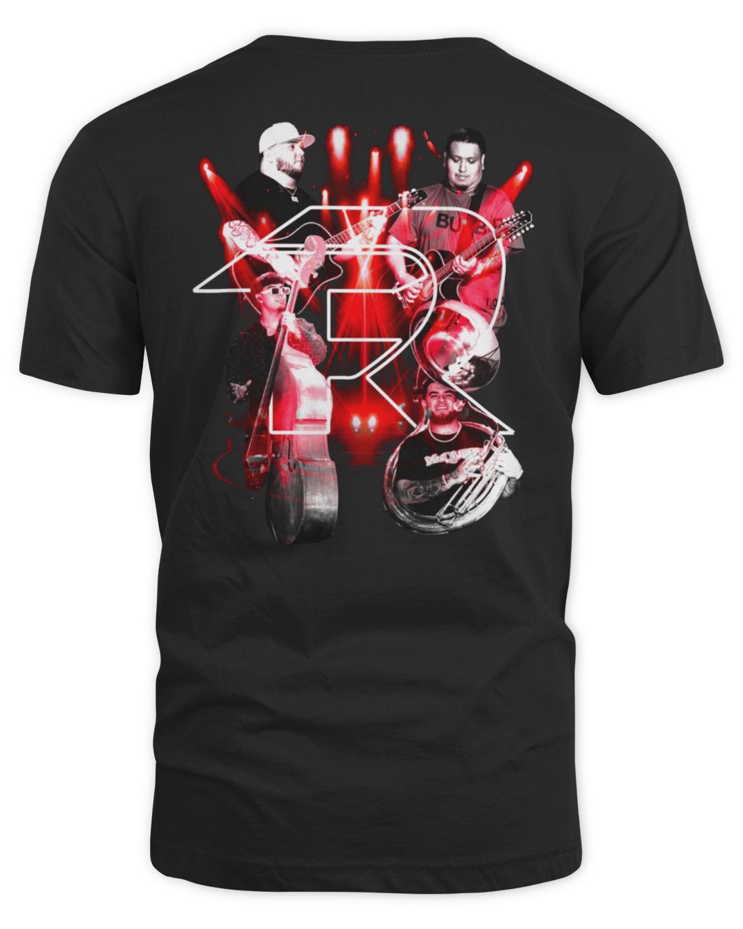 Fuerza Regida Merch Spotlight Black S/S Tee | Tkuha