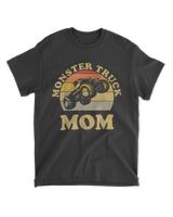 Monster Truck Mom Retro Vintage Monster Truck Shirt T-Shirt Unisex Standard T-Shirt black s