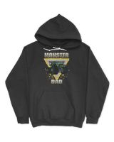 Monster Truck Dad T-Shirt Unisex Hoodie black s