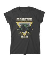 Monster Truck Dad T-Shirt Women's Standard T-Shirt black s