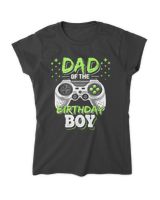 Mens Dad of the Birthday Boy Matching Video Gamer Birthday Party T-Shirt Women's Standard T-Shirt black s